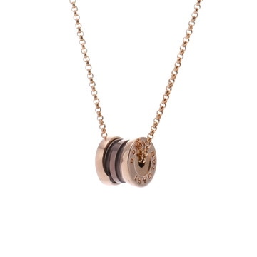 ブルガリ B-ZERO1 ネックレス ミニ ゴールド K18ピンクゴールド PG/メタル レディース ジュエリー 【中古】【jewelry】