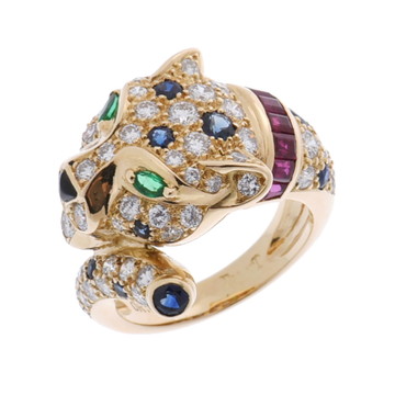 ピアジェ パンサーリング ゴールド K18イエローゴールド YG レディース ジュエリー 【中古】【jewelry】