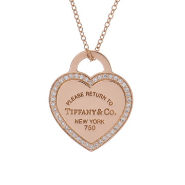 ティファニー リターントゥ ハートタグ ネックレス ゴールド K18ピンクゴールド PG レディース ジュエリー 【中古】【jewelry】