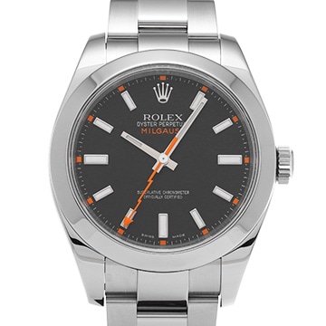 ロレックス ミルガウス 116400 ブラック メンズ 時計 【中古】【wristwatch】