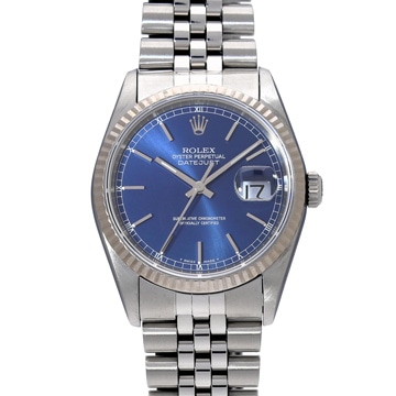 ロレックス デイトジャスト 16234 ブルー メンズ 時計 【中古】【wristwatch】