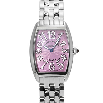 フランクミュラー トノウカーベックス 1752BQZ ピンク レディース 時計 【中古】【wristwatch】