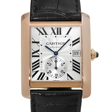 カルティエ タンク MC W5330001 シルバー メンズ 時計 【中古】【wristwatch】