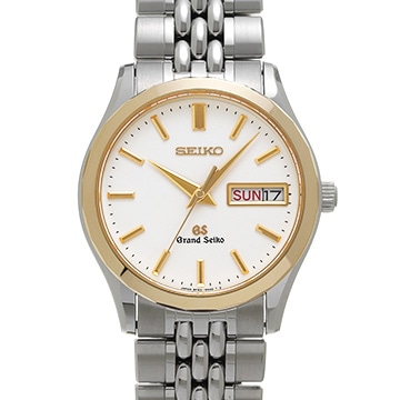 グランドセイコー デイデイト SBGT002 ホワイト メンズ 時計 【中古】【wristwatch】