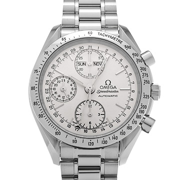 オメガ スピードマスター トリプルカレンダー 3521.30 ホワイト メンズ 時計 【中古】【wristwatch】