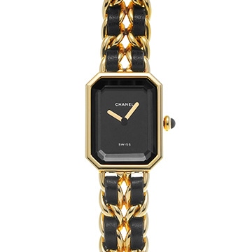 シャネル プルミエール XL H0001 ブラック レディース 時計 【中古】【wristwatch】