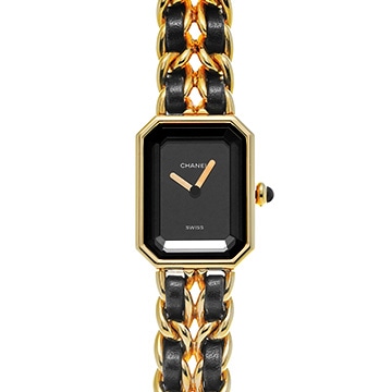 シャネル プルミエール XL H0001 ブラック レディース 時計 【中古】【wristwatch】