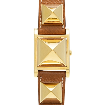 エルメス メドール ME1.201 ホワイト レディース 時計 【中古】【wristwatch】