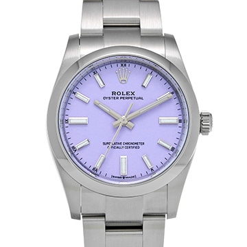 ロレックス オイスターパーペチュアル 34 124200 ラベンダー ユニセックス 時計 【新品】【wristwatch】