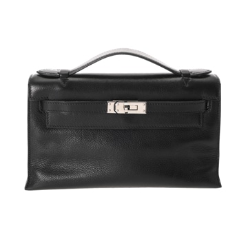 エルメス ポシェットケリー  ブラック エヴァーグレイン レディース バッグ 【中古】【bag】