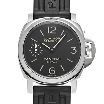 パネライ ルミノールマリーナ 8デイズ PAM00510 ブラック メンズ 時計 【中古】【wristwatch】