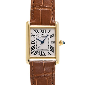 カルティエ タンク ルイ カルティエ LM W1529756 シルバー レディース 時計 【中古】【wristwatch】