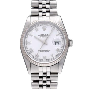 ロレックス デイトジャスト 16234 ホワイト メンズ 時計 【中古】【wristwatch】