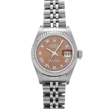 ロレックス デイトジャスト 79174 ピンク レディース 時計 【中古】【wristwatch】