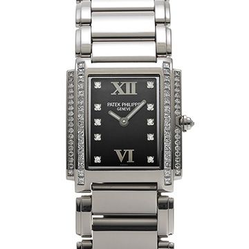パテック フィリップ トゥエンティ-4 4910/20G-001 ブラック/ダイヤモンド レディース 時計 【中古】【wristwatch】