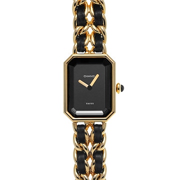 シャネル プルミエール S H0001 ブラック レディース 時計 【中古】【wristwatch】