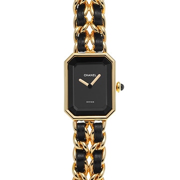 シャネル プルミエール S H0001 ブラック レディース 時計 【中古】【wristwatch】