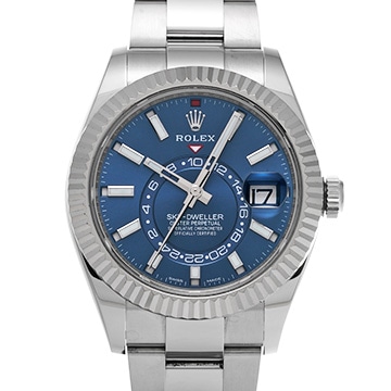 ロレックス スカイドゥエラー 326934 ブライトブルー メンズ 時計 【中古】【wristwatch】