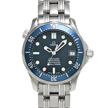 オメガ シーマスター 300 デイト 2551.80 ブルー メンズ 時計 【中古】【wristwatch】