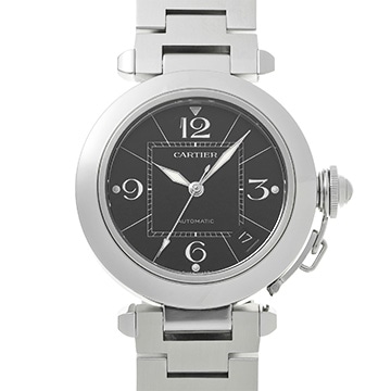 カルティエ パシャC W31076M7 ブラック ユニセックス 時計 【中古】【wristwatch】