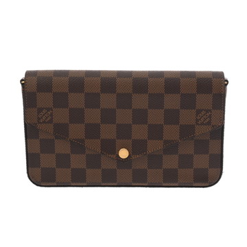 ルイ ヴィトン ダミエ ポシェットフェリシー 2WAY ブラウン N63032 ダミエキャンバス レディース バッグ 【中古】【bag】