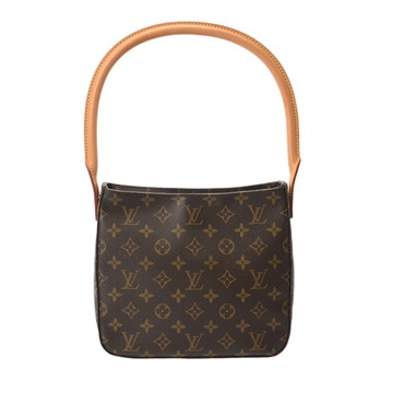 ルイ ヴィトン モノグラム  ルーピング MM ブラウン M51146 モノグラムキャンバス レディース バッグ 【中古】【bag】