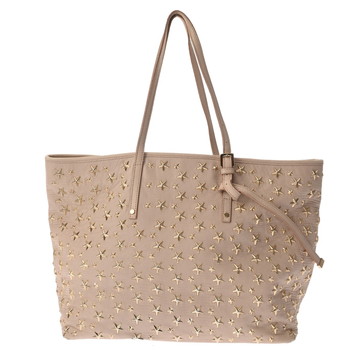 ジミーチュウ トートバッグ ベージュ レザー レディース バッグ 【中古】【bag】