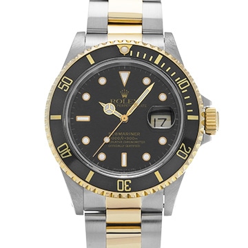 ロレックス サブマリーナ デイト 16613 ブラック メンズ 時計 【中古】【wristwatch】