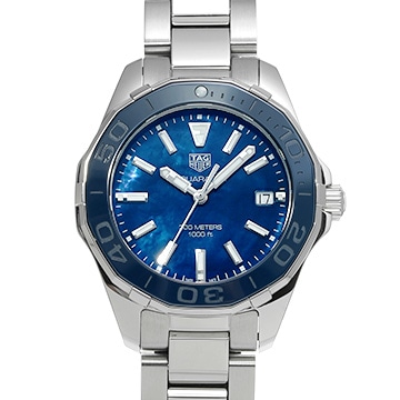 タグ ホイヤー アクアレーサー WAY131S.BA0748 ブルー レディース 時計 【中古】【wristwatch】