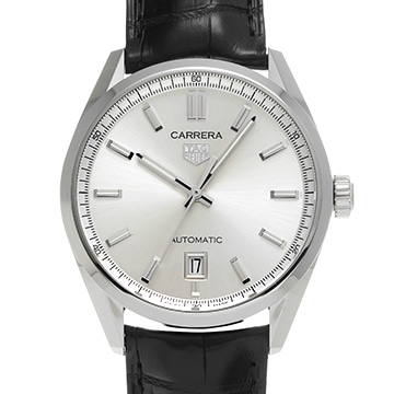 タグ ホイヤー カレラ キャリバー5 WBN2111.FC6505 シルバー メンズ 時計 【中古】【wristwatch】