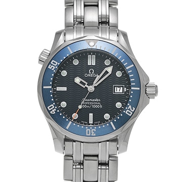 オメガ シーマスター プロフェッショナル 300 ミッドサイズ 2561.80 ブルー ユニセックス 時計 【中古】【wristwatch】