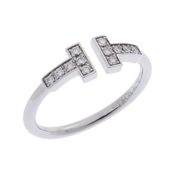 ティファニー Tワイヤー リング シルバー K18ホワイトゴールド WG レディース ジュエリー 【中古】【jewelry】