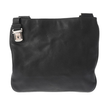 バリー ショルダーバッグ ブラック レザー メンズ バッグ 【中古】【bag】