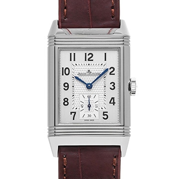 ジャガー ルクルト レベルソ クラシック ラージ スモールセコンド Q3858520 シルバー メンズ 時計 【中古】【wristwatch】