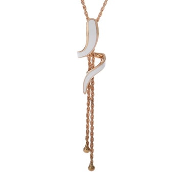 ダミアーニ エデンネックレス ゴールド K18ピンクゴールド PG/ホワイトセラミック レディース ジュエリー 【中古】【jewelry】