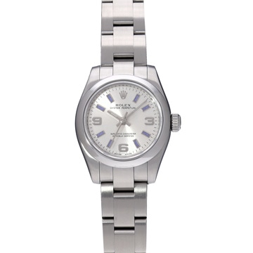 ロレックス オイスターパーペチュアル 26 176200 シルバー レディース 時計 【中古】【wristwatch】