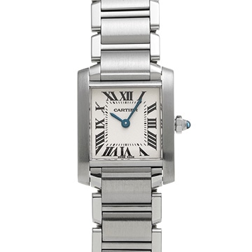 カルティエ タンクフランセーズ SM　 W51008Q3 シルバー レディース 時計 【中古】【wristwatch】