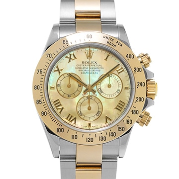 ロレックス コスモグラフ デイトナ 116523NR イエローシェル メンズ 時計 【中古】【wristwatch】
