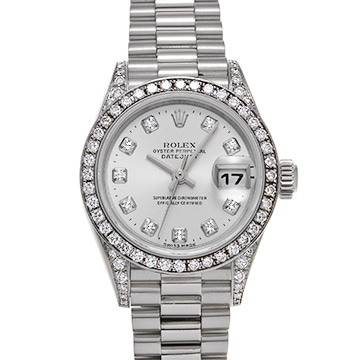 ロレックス デイトジャスト 79159G シルバー/ダイヤモンド レディース 時計 【中古】【wristwatch】