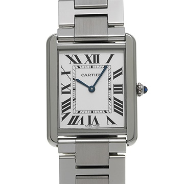 カルティエ タンク ソロ LM W5200014 シルバー ユニセックス 時計 【中古】【wristwatch】