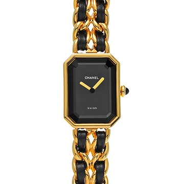 シャネル プルミエール S H0001 ブラック レディース 時計 【中古】【wristwatch】