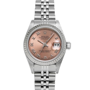 ロレックス デイトジャスト 69174 ピンク レディース 時計 【中古】【wristwatch】