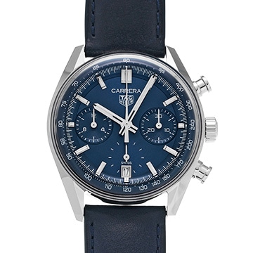 タグ ホイヤー カレラ キャリバーTH20-00 クロノグラフ CBS2212.FC6535 ブルー メンズ 時計 【中古】【wristwatch】