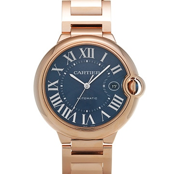 カルティエ バロンブルー ドゥ カルティエ 42mm WGBB0036 ブルー メンズ 時計 【中古】【wristwatch】