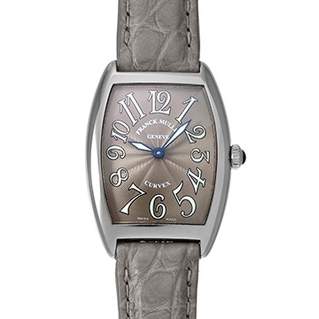 フランクミュラー トノーカーベックス 1752BQZ ブラウン レディース 時計 【中古】【wristwatch】