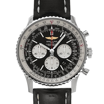 ブライトリング ナビタイマー 01 46 AB012721/BD09 ブラック/シルバー メンズ 時計 【中古】【wristwatch】