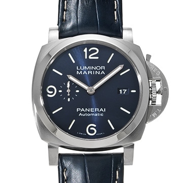 パネライ ルミノールマリーナ 44MM PAM01313 ブルー メンズ 時計 【中古】【wristwatch】