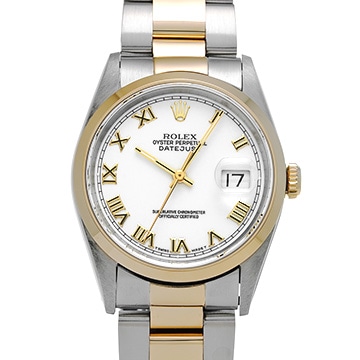 ロレックス デイトジャスト 16203 ホワイト メンズ 時計 【中古】【wristwatch】