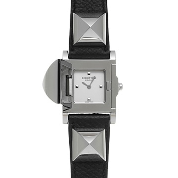 エルメス メドール ME3.210 シルバー レディース 時計 【中古】【wristwatch】