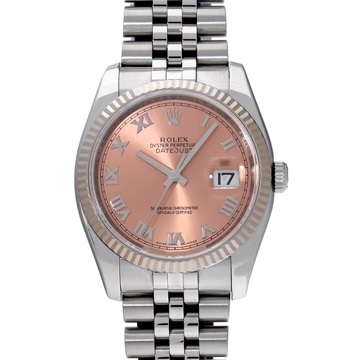 ロレックス デイトジャスト 116234 ピンク メンズ 時計 【中古】【wristwatch】